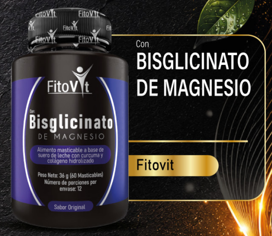 🥛 Bisglicinato de Magnesio Pastillas Masticables