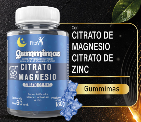 🍇 Citrato de Magnesio Gummies