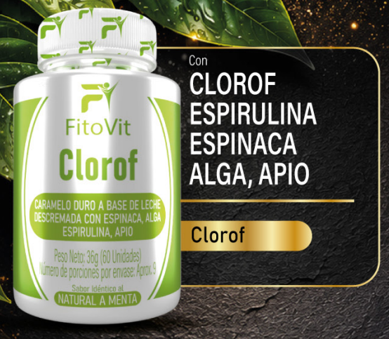 🍃 Clorof Pastillas Masticables