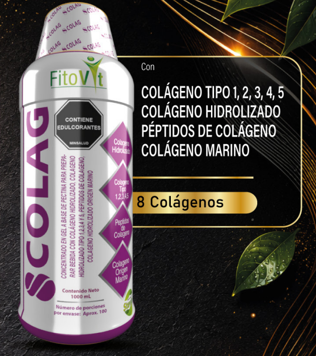 🧬 1000 ml - FitoVit 8 Colágenos Scolag