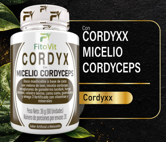 🍑 Cordyx Pastillas Masticables