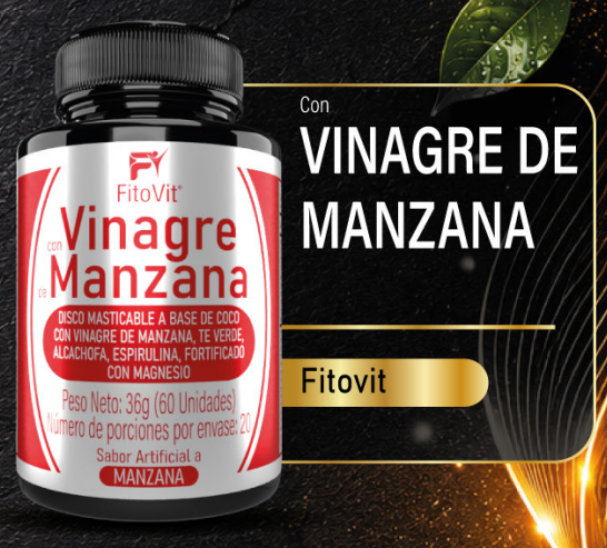🍎 Vinagre de Manzana Pastillas Masticables
