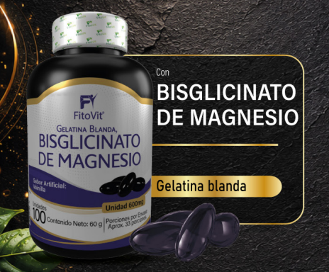 🍦 BISGLICINATO DE MAGNESIO SOFTGELS